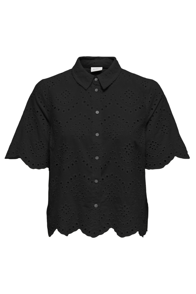 ONLVALAIS S/S SHIRT WVN 15351106 BLACK